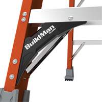Safespace Platform Step Ladder, 12', 300 lbs. Cap. Maritime Industrial Rubber