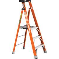 Safespace Platform Step Ladder, 3', 300 lbs. Cap. Maritime Industrial Rubber