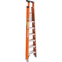 Safespace Platform Step Ladder, 6', 300 lbs. Cap. Maritime Industrial Rubber