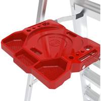 Step Ladder with Paint Tray, 6', Aluminum, 200 lbs. Capacity, Type 3 Maritime Industrial Rubber