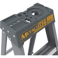 Step Ladder with Paint Tray, 6', Fibreglass, 225 lbs. Capacity, Type 2 Maritime Industrial Rubber