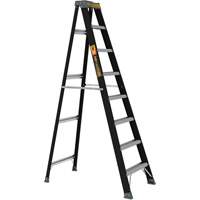 Step Ladder, 8', Fibreglass, 250 lbs. Capacity, Type 1 Maritime Industrial Rubber