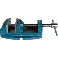 Versatile Drill Press Vises, 5" Jaw Width, Clamp Mount Base Maritime Industrial Rubber