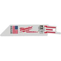 Sawzall&reg; Reciprocating Saw Blade, Bi-Metal, 18 TPI, 4" L x 3/4" W Maritime Industrial Rubber