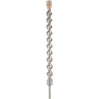 MX4 4-Cutter SDS-Plus Rotary Hammer Drill Bit, 1-1/8", SDS-Plus Shank, Carbide Maritime Industrial Rubber