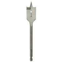 Flat Boring Bit, 7/16" Diameter, 1/4" Hex Shank, 6" Length Maritime Industrial Rubber