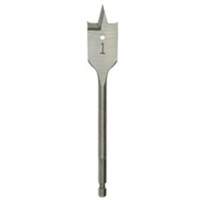 Flat Boring Bit, 13/16" Diameter, 1/4" Hex Shank, 6" Length Maritime Industrial Rubber