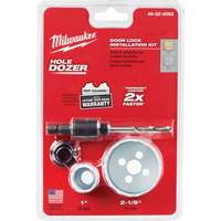 Hole Dozer Door Lock Hole Saw Kit, 4 Pieces Maritime Industrial Rubber