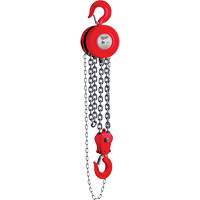 Chain Hoist, 8' Lift, 11023 lbs. (5 tons) Capacity Maritime Industrial Rubber
