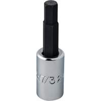 Socket, Hex, 1/4" x 1-7/8" L, 1/4" Drive Maritime Industrial Rubber