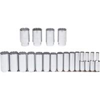 Jeu de douilles, 19 Mcx, Prise de 1/2", Profond Maritime Industrial Rubber