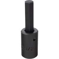 Socket Bit, Hex, 1/2" x 3-5/8" L, 1/2" Drive Maritime Industrial Rubber