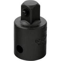 Socket Adapter, Impact, 1/2" Drive, 3/8" Socket, 1-7/16" L Maritime Industrial Rubber