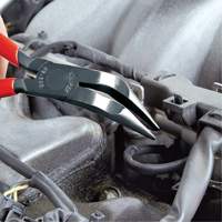 8" Long Nose 70° Angled Pliers without Cutter Maritime Industrial Rubber
