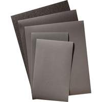 Sanding Paper Sheet, 9" x 11", 320 Grit, Silicon Carbide Maritime Industrial Rubber
