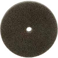 Standard Abrasives Unitized Wheel, 3" x 1/4", 1/4" Arbor, Fine Grit, Aluminum Oxide Maritime Industrial Rubber