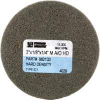 Standard Abrasives Unitized Wheel, 3" x 1/8", 1/4" Arbor, Medium Grit, Aluminum Oxide Maritime Industrial Rubber