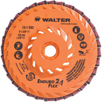 Enduro-Flex 2-in-1 Flap Disc, 5" x 5/8"-11, 80 Grit, Ceramic Maritime Industrial Rubber