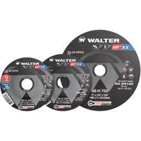 Meule HP XX, 4-1/2" x 1/4", Arbre 7/8", Type 27S Maritime Industrial Rubber