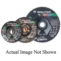 Meule FLEXCUT, 3", 36 Grain, Oxyde d'aluminium, 3/8", 20400 Tr/min, Type 29 Maritime Industrial Rubber