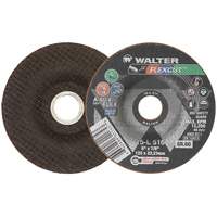 Meule FLEXCUT, 5", 60 Grain, Oxyde d'aluminium, 7/8", 12 200 Tr/min, Type 29 Maritime Industrial Rubber