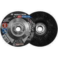 Meule HP XX, 4-1/2" x 1/4", Arbre 5/8"-11, Oxyde d'aluminium, Type 27 Maritime Industrial Rubber