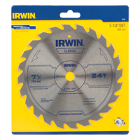 Contractor Saw Blades - Classic Series Saw Blades, 7-1/4", 24 Teeth, Wood Use Maritime Industrial Rubber