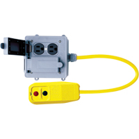 GFCI Quad Outlet Boxes, 120 V, 15 A, 6' Cord Maritime Industrial Rubber