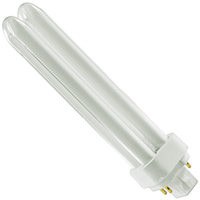Compact Fluorescent Lamps, T4, 26 W, 4100 K, G24Q-3 Base, 12000 hrs. Maritime Industrial Rubber