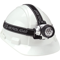 Lampe frontale, DEL, 28 lumens, 20 hres de fonctionnement, piles AAA Maritime Industrial Rubber