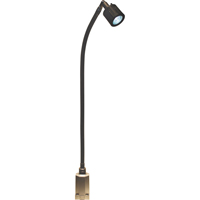 LS Series High-Output Flexible Light, 5 W, LED, 27" Neck, Black Maritime Industrial Rubber