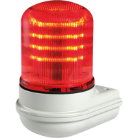 Streamline&reg; Modular Multifunctional LED Beacons, Continuous/Flashing/Rotating, Red Maritime Industrial Rubber