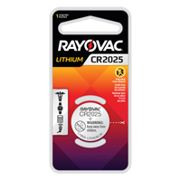 CR2025 Lithium Coin Cell Battery, 3 V Maritime Industrial Rubber