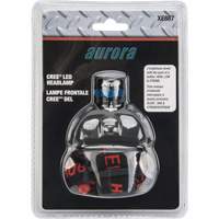 Lampe frontale Cree, DEL, 120 lumens, 6 hres de fonctionnement, piles AAA Maritime Industrial Rubber