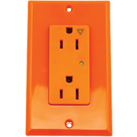 Surge Protective Isolated Decora&reg; Outlet Maritime Industrial Rubber