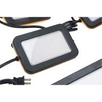 LED String Work Lights, 5 Lights, 50' L, Plastic Housing Maritime Industrial Rubber