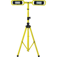 Beacon Infinity Light Dual Tripod with Magnetic Mounts, LED, 40 W, 10800 Lumens, Plastic/Aluminum Housing Maritime Industrial Rubber