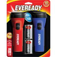 Eveready&reg; General Purpose Flashlight Kit, LED, 25 Lumens, D Batteries Maritime Industrial Rubber
