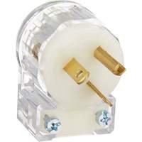 Angled Hospital Grade Extension Plug, Nylon, 20 Amps, 250 V Maritime Industrial Rubber