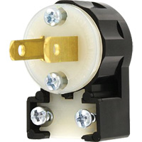 Hospital Grade Extension Plug, Nylon, 15 A, 125 V Maritime Industrial Rubber