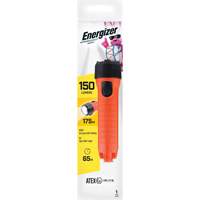 Intrinsically Safe&reg; Handheld Flashlight, LED, 150 Lumens, D Batteries Maritime Industrial Rubber
