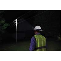 Intrinsically Safe Spot/Flood Headlamp, LED, 310 Lumens, 40 Hrs. Run Time, AAA Batteries Maritime Industrial Rubber