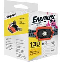 Intrinsically Safe&reg; Headlamp, LED, 130 Lumens, 6 Hrs. Run Time, AAA Batteries Maritime Industrial Rubber