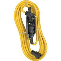 Self-Test Automatic Reset GFCI Cord Set, 120 V, 15 A, 25' Cord Maritime Industrial Rubber