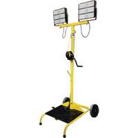 Beacon978 Light Cart with Winch, LED, 150 W, 22500 Lumens, Aluminum Housing Maritime Industrial Rubber
