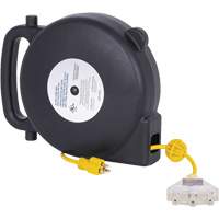 JPCR-1450 ABS Extension Cord Reel, Indoor/Outdoor, SJTW, 14 AWG, 13 A, 45' Maritime Industrial Rubber