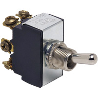 DPDT Standard Heavy-Duty 6-Terminal Toggle Switch Maritime Industrial Rubber