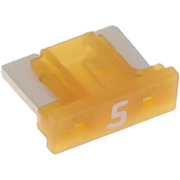 Fusible &agrave; lames pour automobiles LP de la s&eacute;rie MINI, Cartouche, 5 A, 58 V Maritime Industrial Rubber