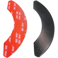 Safety Whip&reg; Beacon Adhesive Back Mounting Plates for Non-Metallic Surfaces Maritime Industrial Rubber