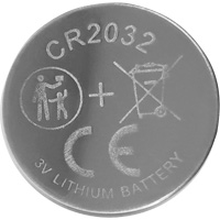 CR2032 Lithium Battery, 3 V Maritime Industrial Rubber